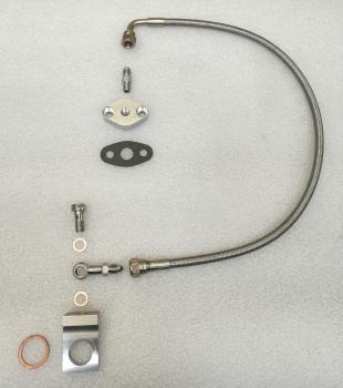 Ölzulaufleitung mit Adapter für Kettenspanner Garrett / Pulsar GT40 GT42 GTX40 GTX42 Turbobandit